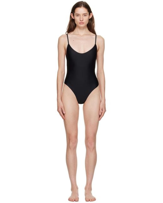 Matteau Black Scoop One-piece Swimsuit