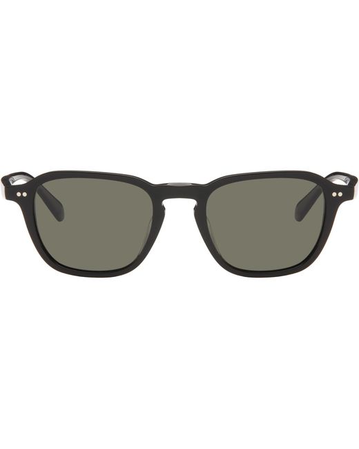 Oliver Peoples Black Emryn Sunglasses for men