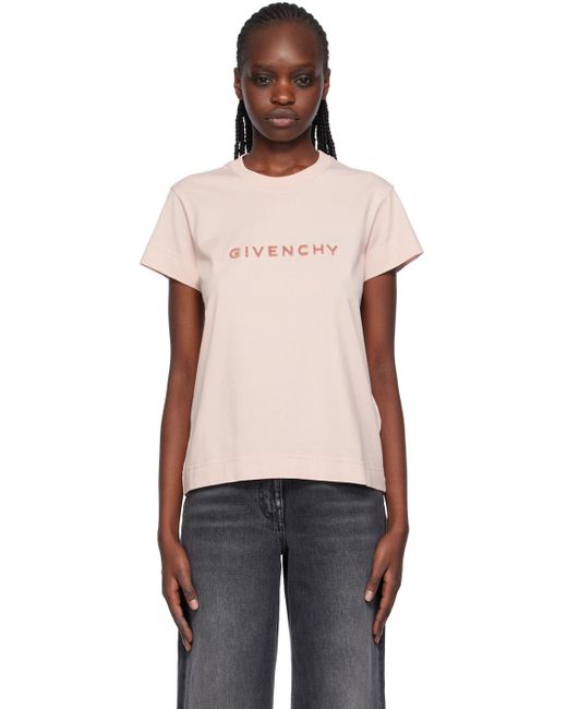 Givenchy Black Pink Fitted T-shirt