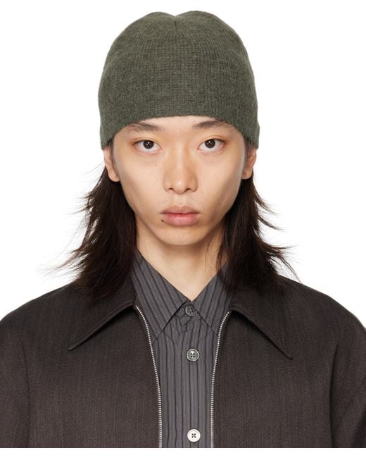 メンズ Our Legacy グリーン アルパカ ビーニー ブラック | Lyst