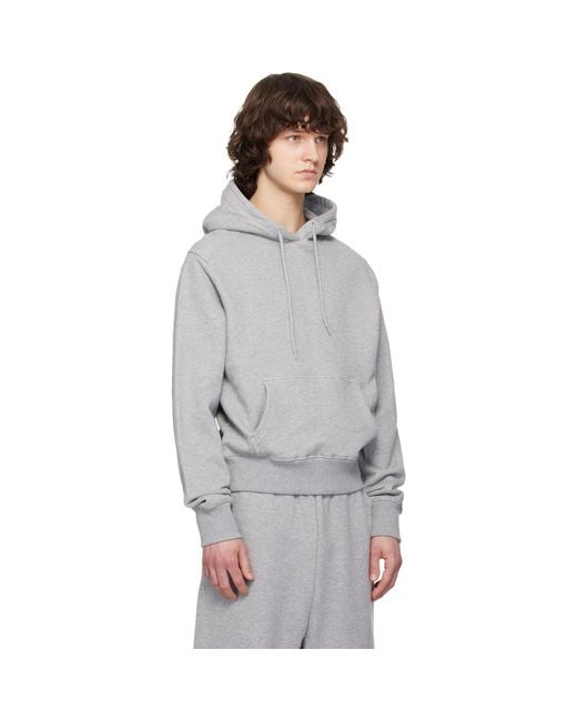 Entire studios Gray Standard Hoodie for men