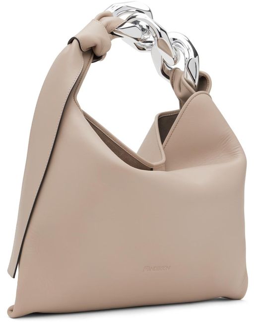 J.W. Anderson Brown Taupe Small Chain Shoulder Bag
