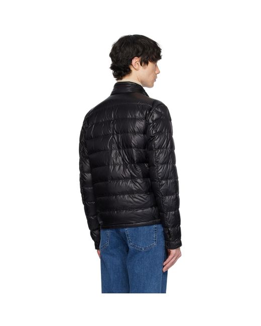 Moncler Black Acorus Short Down Jacket for men