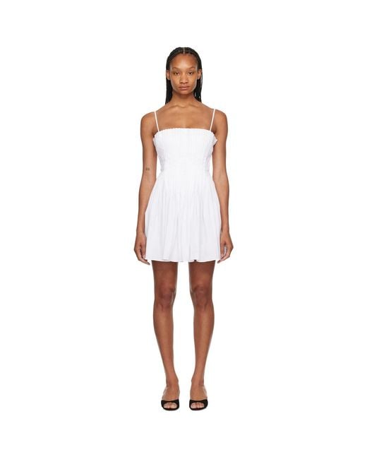 Staud Black Bella Minidress