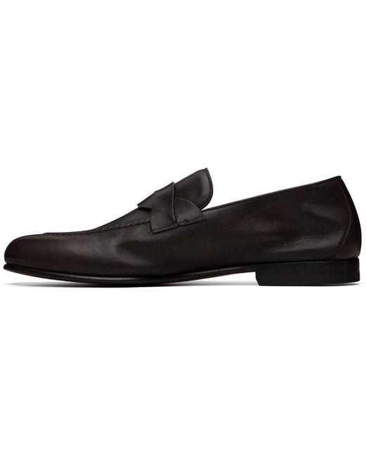 Tom Ford Black Gigi Twisted Band Loafers for men