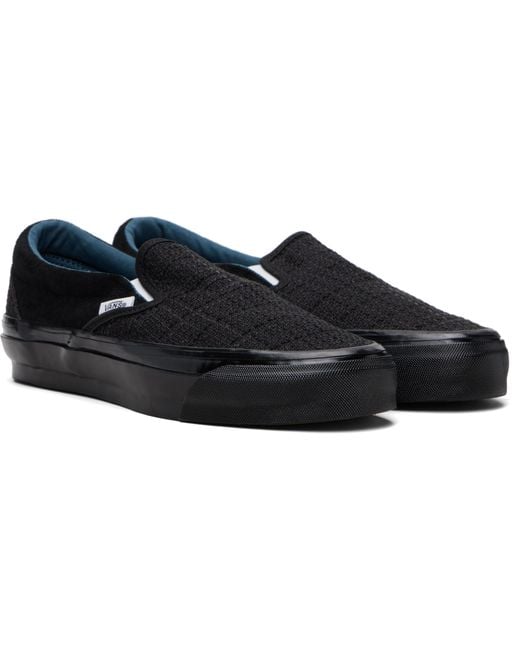 Vans Black Premium Classic Slip-On Sneakers