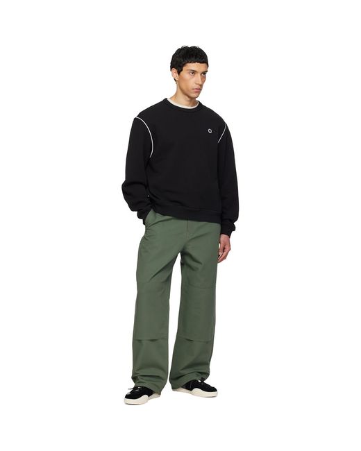 KENZO Black Paris 'Boke Flower 2.0' Embroidered Sweatshirt for men
