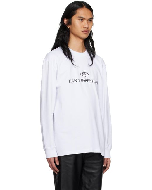 Han Kjobenhavn White Ssense Exclusive Long Sleeve T-shirt for men