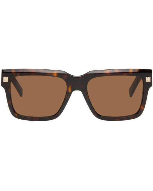 Givenchy Black Tortoiseshell Gv Day Sunglasses for men