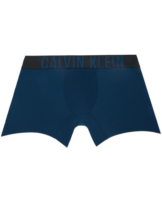 メンズ Calvin Klein マルチカラー ボクサー 3枚セット Blue