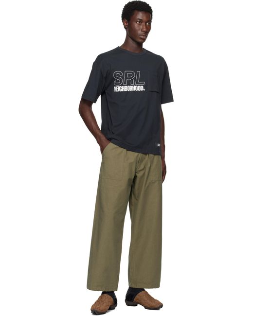 T-Shirt À Manches Courtes 'Srl' Sheltech Noir À Col Ras Du Cou Neighborhood pour homme en coloris Black