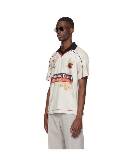 ANDERSSON BELL Multicolor Dust Printed Football Jersey T-Shirt for men