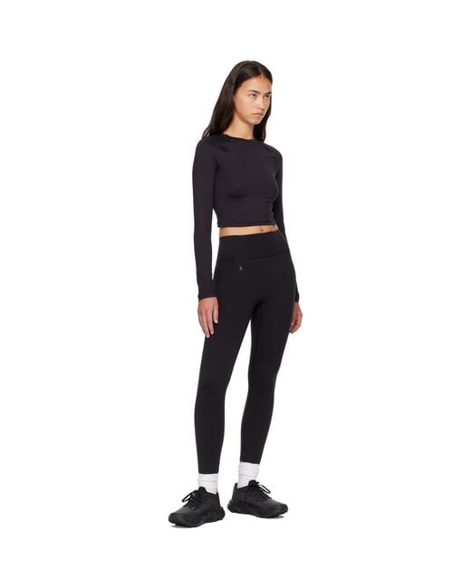On Shoes Blue Studio 7/8 Running Leggings