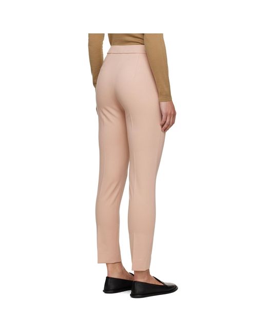 Max Mara Multicolor Pink Cropped Trousers