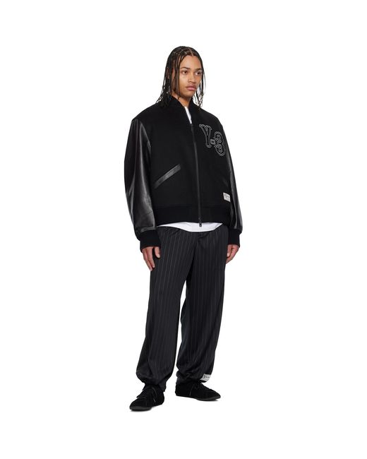 Y-3 Black Collegiate Jacket for men