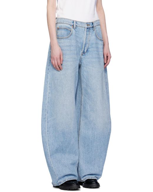 Alexander Wang Blue Oversized Jeans for men