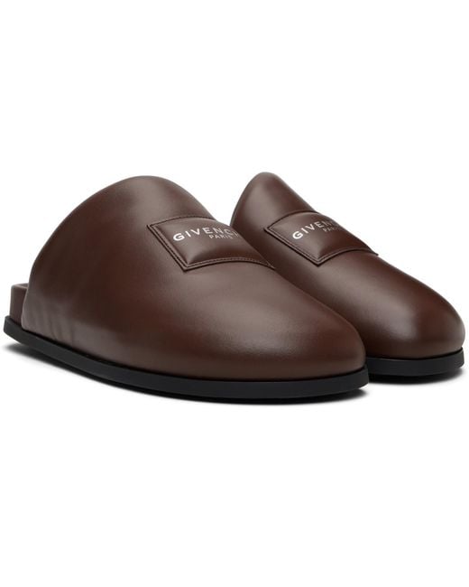 Givenchy Black Puffy Mule Slip-On Loafers for men