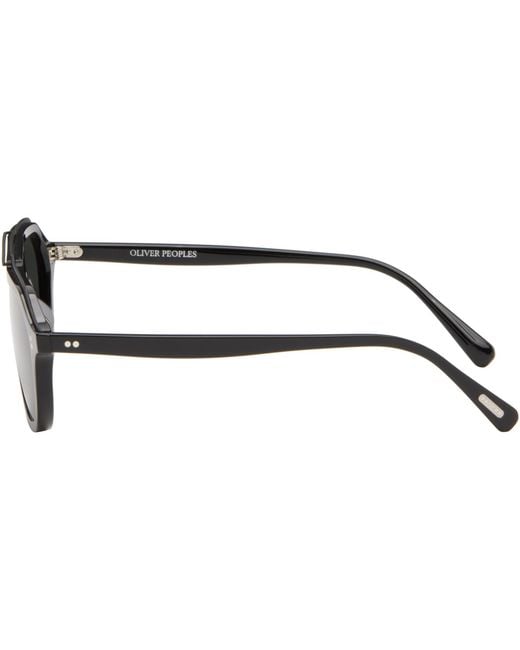 Oliver Peoples Black Estin Sunglasses for men