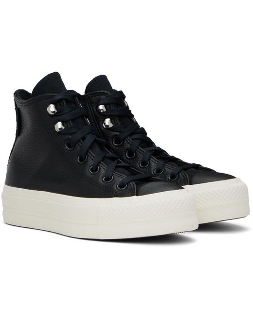 Baskets Chuck Taylor All Star Noires À Plateforme Converse en coloris Black