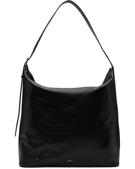A.P.C. Black Vera Maxi Bag