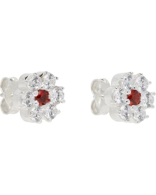 Hatton Labs Metallic Daisy Earrings for men