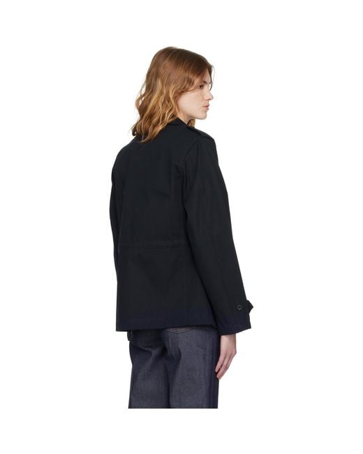 A.P.C. Black Belted Jacket