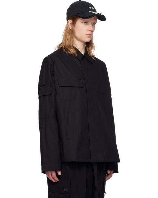 Y-3 Black Field Mid Jacket for men
