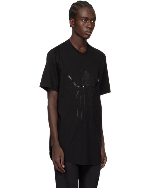 Julius Black Printed T-shirt for men