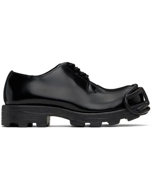 DIESEL Black D-Hammer So D Derbys for men