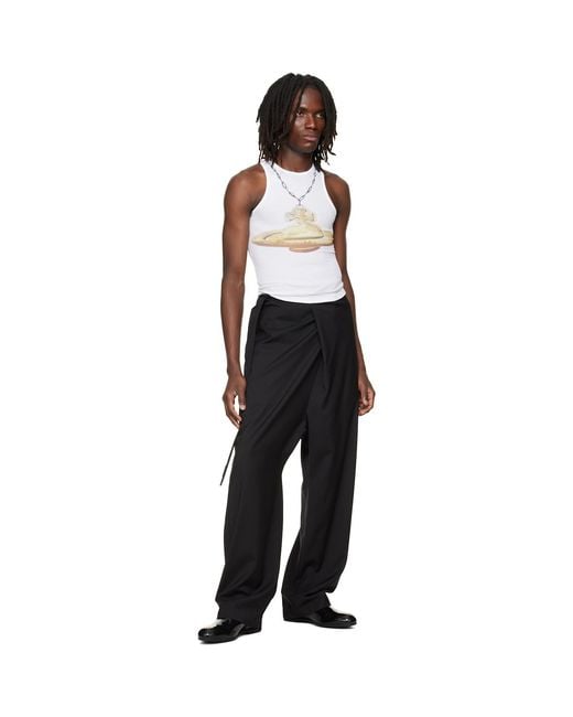 Vivienne Westwood Black Orb 90S Tank Top for men