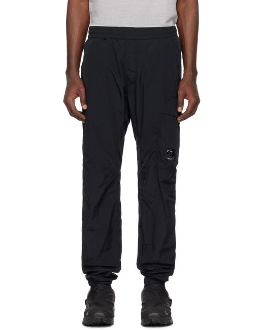 Pantalon de survêtement bleu marine à coupe classique C P Company pour homme en coloris Black