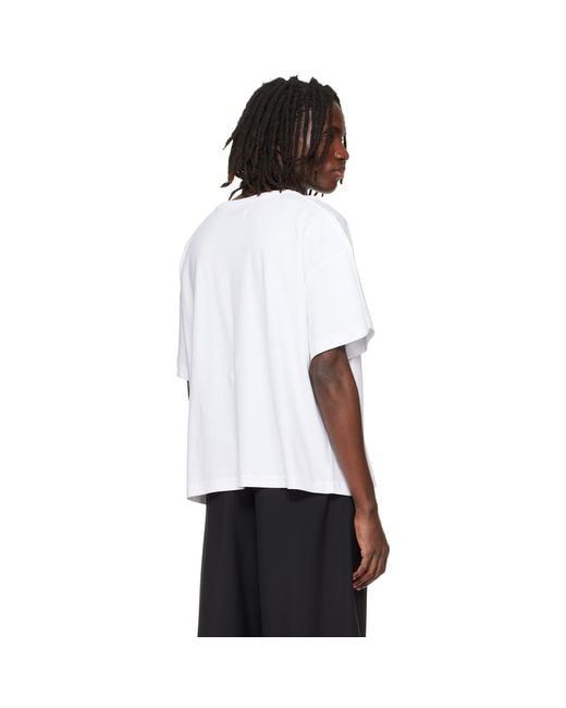 Vivienne Westwood White Orb Oversized Box T-Shirt for men