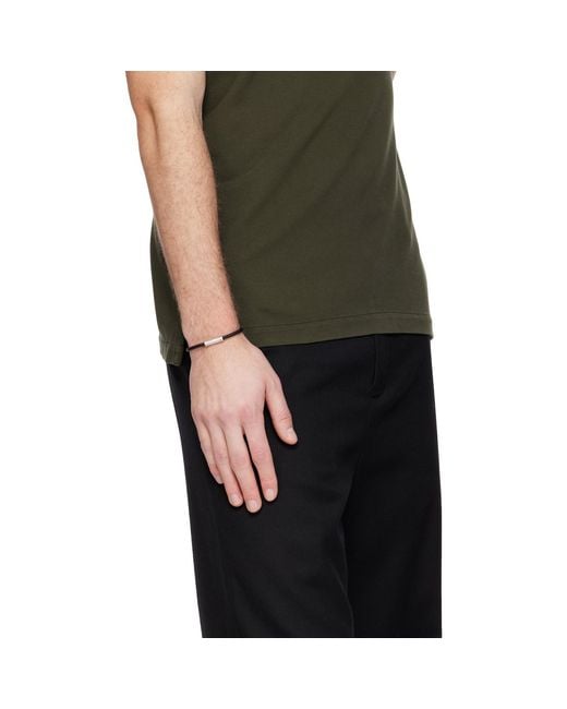 Le Gramme Black Cable 'Le 7G' Bracelet for men