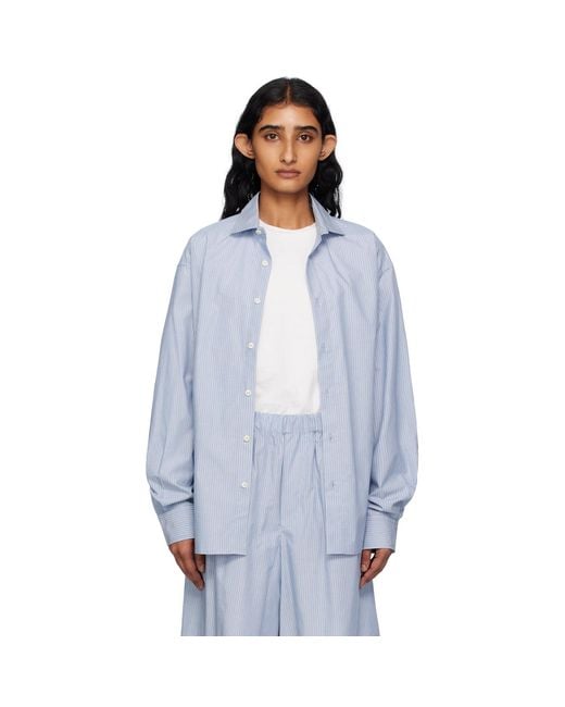 Baserange Blue Claude Shirt