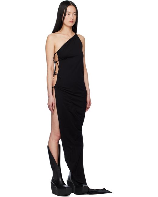 Rick Owens ブラック Hollywood Taco マキシドレス Black