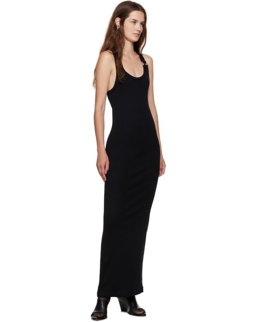 Jean Paul Gaultier Black 'The Piercing' Maxi Dress