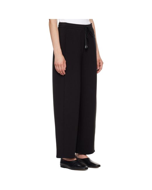 Weekend by Maxmara Black Scuba Jersey Getto Trousers