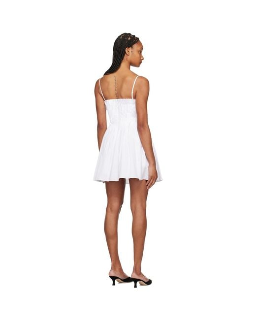 Staud Black Bella Minidress