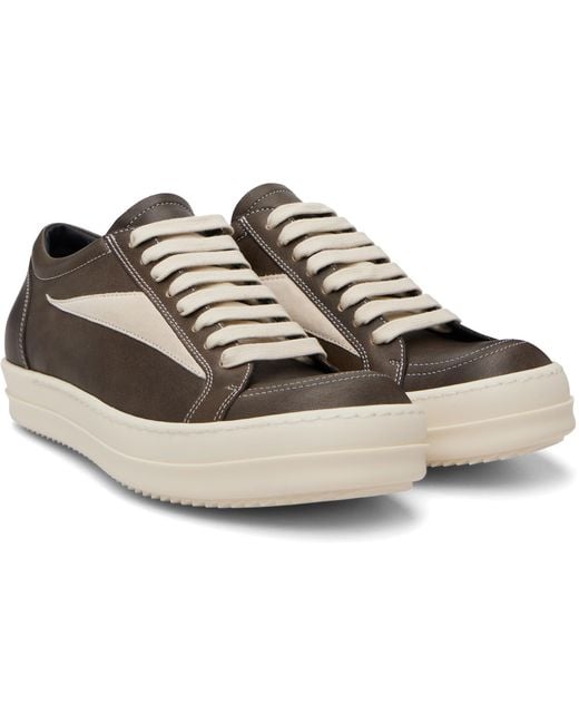 Rick Owens Brown Tower Vintage Sneaks Sneakers for men