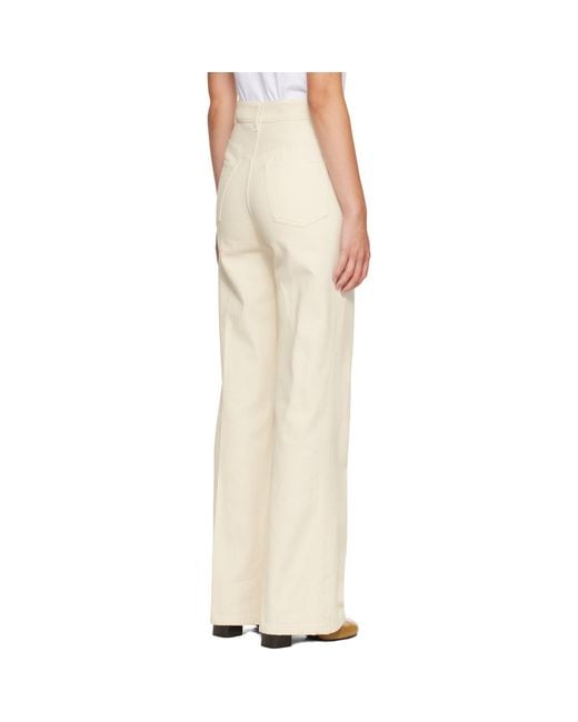 A.P.C. Natural Off- Domino Jeans