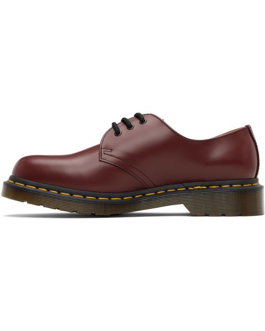 Derbys Oxford 1461 Bourgogne En Cuir Lisse Dr. Martens pour homme en coloris Black