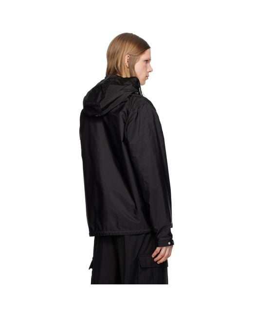 Moncler Black Remoray Hooded Jacket for men