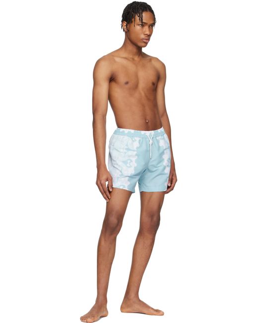 Commas Blue Paradise Floral Classic Swim Shorts for men