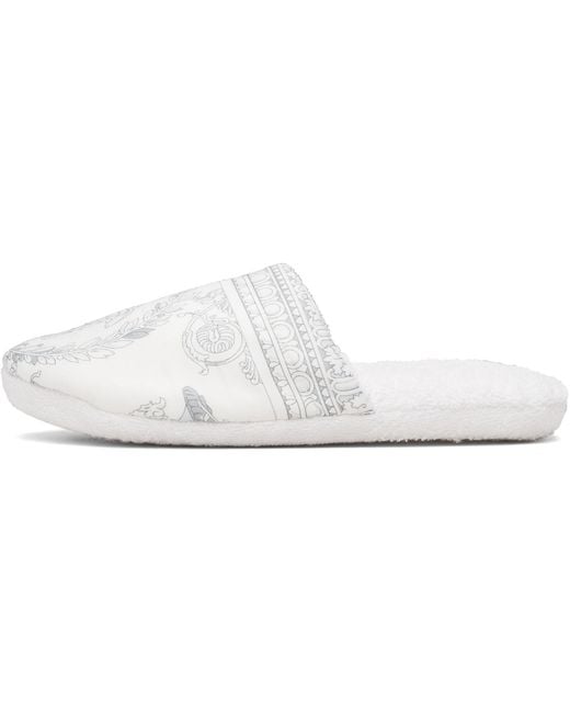Versace Black 'I Heart Baroque' Slippers for men