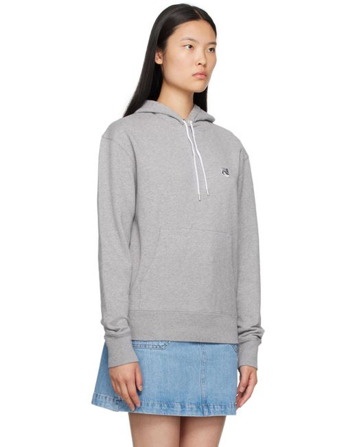 Maison Kitsuné グレー フォックスヘッド フーディ Multicolor