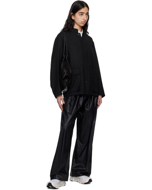 Snow Peak Black Hybrid Wool Utility Jacket