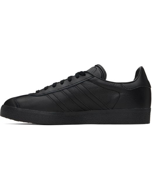 Adidas Originals Black Gazelle Sneakers for men