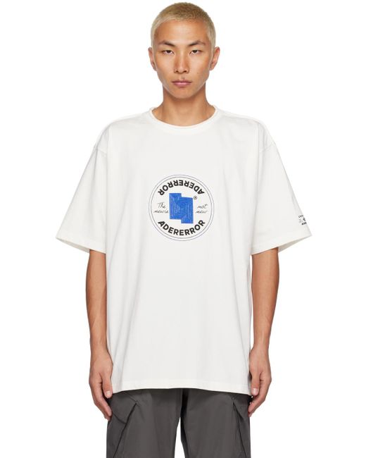 Adererror White Converse Edition T-Shirt for men