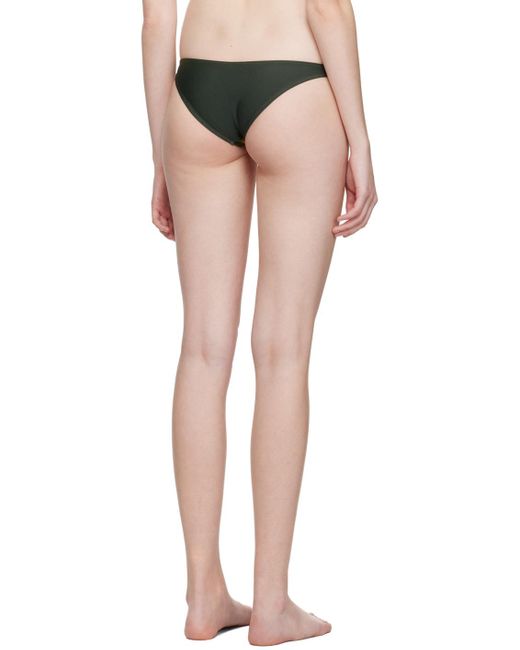Miaou Black Green Hannah Jewett Edition Maya Bikini Bottoms