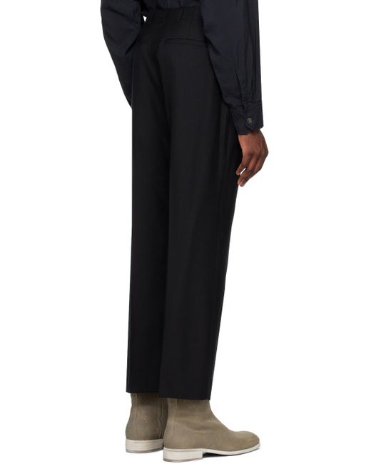 Our Legacy Black Borrowed Chino Trousers for men